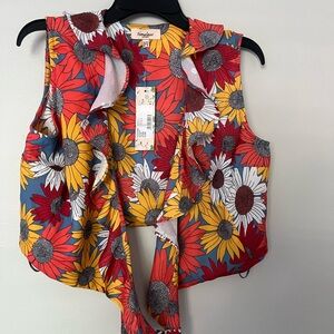 Floral Top and Pants Set